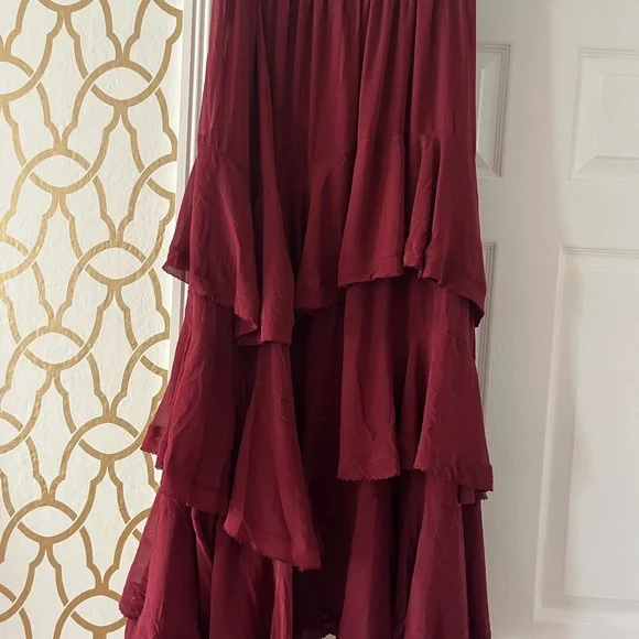 FREE PEOPLE BOHEMIAN MAXI SKIRT $180 - Picture 4 of 4